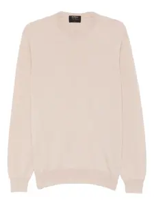 Свитер с круглым вырезом Dell'Oglio, бежевый