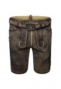 Кожаные брюки Spieth & Wensky, темно-коричневый