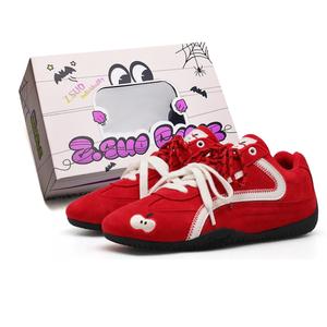 Сбалансированные устойчивые к истиранию легкие дышащие низкие кеды casual unisex Z.SUO, красный