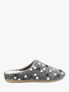Теплые тапочки Dotty из искусственной овчины Hotter, Grey