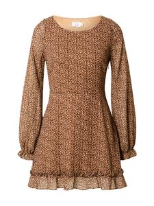 Мини платье NA-KD Dress Pamela x NA-KD, бежевый