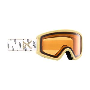 Анонимные антизапотевающие ветрозащитные магнитные детские лыжные очки TRACKER BURTON, желтый