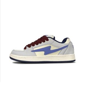 Женские низкие кроссовки для скейтбординга, нескользящие, ударопрочные и износостойкие, цвет Lightning Blue LIANGHUO, Lightning Blue