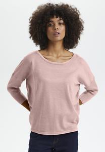 Свитер MILA R-NECK Saint Tropez, пепельно-розовый меланж