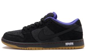 Nike Кроссовки для скейтбординга Dunk SB Black Hole Abrasion Resistant низкие унисекс Black