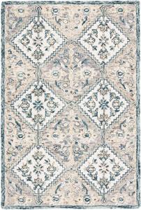 Ковер SAFAVIEH, 244 x 305 см, - коллекция Aspen - большой - Grey & Ivory, ручной работы из шерсти, дизайн бохо, идеально для гостиной, спальни, офиса, столовой (APN142F)