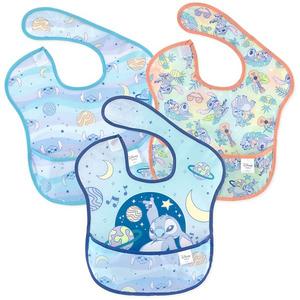 Набор Superbib 3 pack palms and check Bumkins, Blue