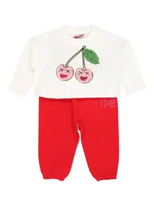 Декорированный спортивный костюм Gcds Kids, красный