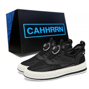 CAHHRRN Дышащие низкие повседневные кроссовки мужские серые, цвет Gray