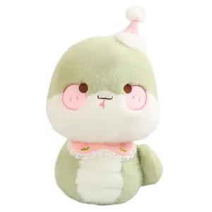 Милые змейки в виде плюшевых игрушек с дизайном для питомцев, высота 28см/32см/42см Brangdy, зеленый