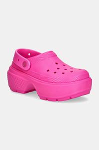 Шлепанцы Stomp Clog Crocs, розовый