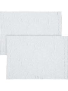 Erwin Müller Набор жаккардовых салфеток из смесовой хлопковой ткани, 2 штуки, цвет Cadiz, белый