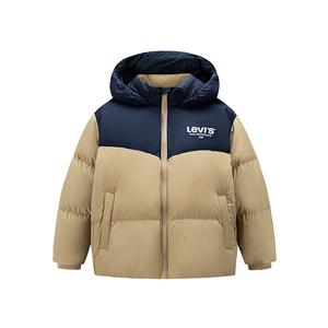 Детская утепленная куртка с капюшоном Moderate Levis, starfish оранжевый