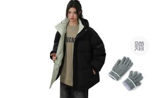 WARRIOR Пуховик Unisex из коллекции Huichao Riding The Wind, Black