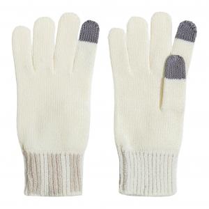 Adidas Акриловые вязаные перчатки унисекс белые, White