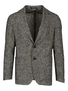 Пиджак с эффектом меланжа Tagliatore, серый