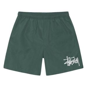 Шорты Stussy Water Short, зеленый