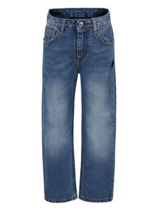 Джинсы John Richmond Junior с логотипом и буквами, синий