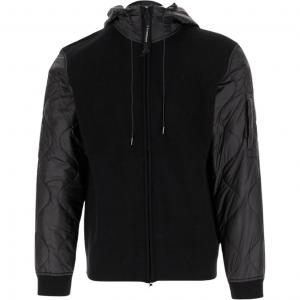 Куртка J-Rombe с капюшоном и стегаными вставками C.P.Company, черный