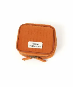 Мини-сумочка из велюра с зеркальцем Studio Clip, цвет Orange 40