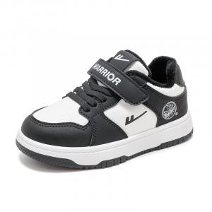 Антиударные термостойкие детские скейтерские кроссовки Kids' WARRIOR, бежевый/синий/фиолетовый