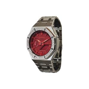 Часы Casio G-Shock Analog-Digital 2100 Series, арт. GA-2100-4A, серебристый
