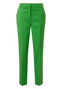 Обычные плиссированные брюки COMMA, Lime