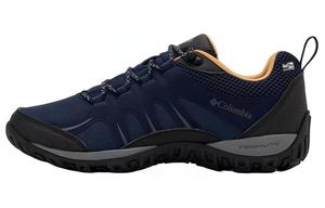 Columbia Мужские противоскользящие трекинговые кроссовки с амортизацией низкие темно-синие, цвет Navy Blue