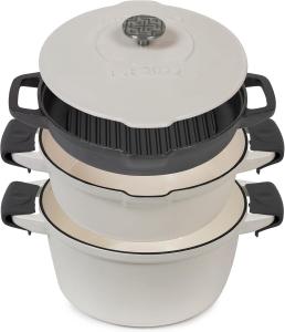 Набор чугунной посуды Nativo, 5 предметов, бежевый