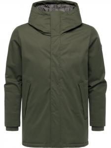 Ragwear Короткое пальто из паркановой саржи YOUMODO темно-оливкового цвета