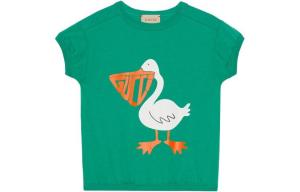 Детская футболка Gucci, зеленый