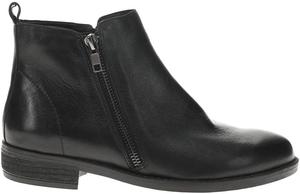 Женские повседневные ботинки VANELi Risy с двойным круглым носком и молнией Челси, низкий каблук 1-2, черные