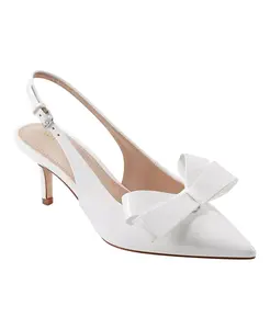 Женские туфли-лодочки Allon Bow Slingback Marc Fisher, белый
