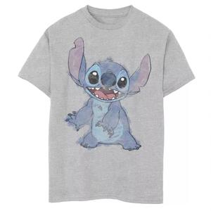 Футболка с художественной вышивкой и рисунком Lilo & Stitch Disney для мальчиков 8–20 лет Licensed Character