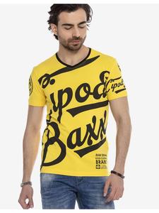 Футболка ЖЕЛТОГО цвета Cipo & Baxx