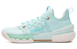 Баскетбольные кроссовки Burning Combat 2.0 мужские с низким верхом мятно-зеленые/белые 361°