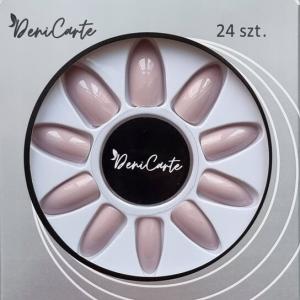 Типсы для искусственных ногтей с клеем, 24 шт. Deni Carte