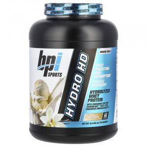 BPI Sports, Hydro HD , гидролизованный сывороточный протеин, ванильное мороженое, 2176 г (4,8 фунта)