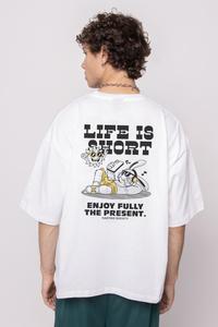 Футболка с принтом UNISEX Kaotiko, белый