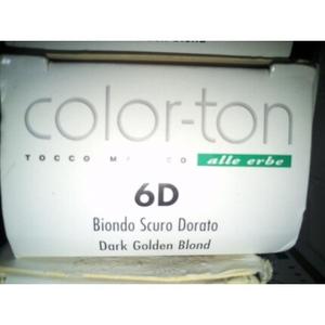 Стойкая краска для волос Tocco Magico Color-Ton 6D-6.3 Темно-золотистый блондин 3,38 унции
