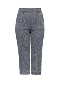 Джинсы-капри в аутентичном винтажном стиле QUEEN KEROSIN, цвет Gestreift