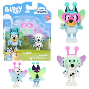 Bluey Набор фигурок пришельцев Bluey Chloe, фигурки для детей 3+