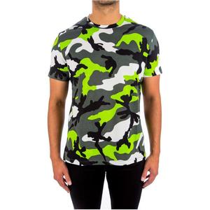 Футболка мужская SS22 камуфляж серая Valentino