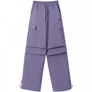 Городская функциональная серия Карго Брюки Женские CAMEL, Рассветный Рукав Фиолетовый