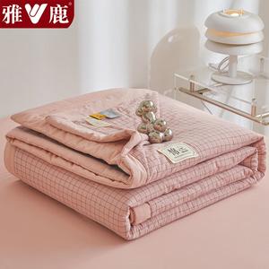 Yalu Одеяло летнее 150х200 см, хлопок Синьцзян, цвет Mist Gray Plaid