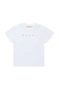 Детская футболка из хлопка MT276B ФУТБОЛКА Marni, белый