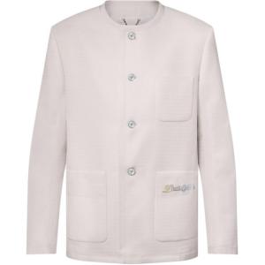 LOUIS VUITTON Приталенный шерстяной жакет без воротника, Pink