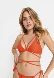 Топ бикини LASCANA Bikini top, Red/Orange/Red
