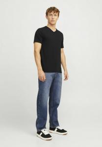 Футболка Jack & Jones 3ER-PACK EINFARBIG V-AUSSCHNITT, Black