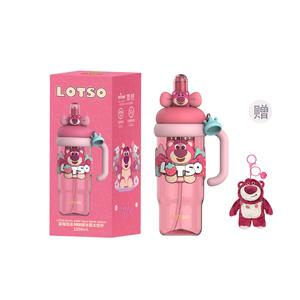 Lotso Collection, Bubble Ice King Cup, пластиковый стакан для воды Disney, Lotso 1200Ml+Pendant